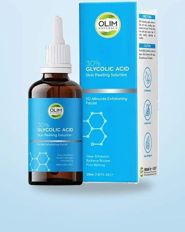 30% Glycolic Acid Skin Peeling Solution by OLIM Naturals
